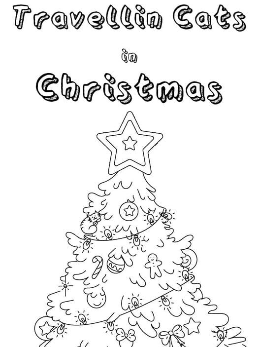 Travellin Cats in Christmas poster