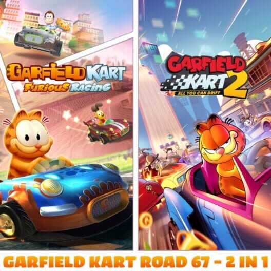 Capa de Garfield Kart Road 67 2 in 1