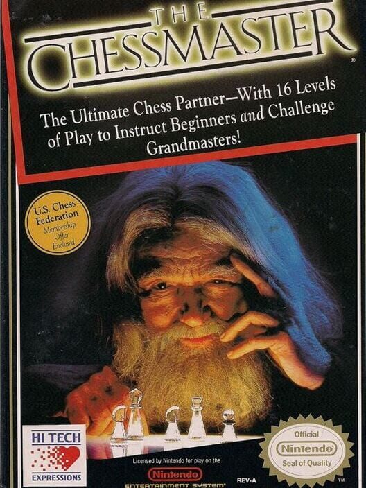 Carátula de Chessmaster NES PAL España