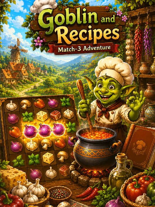 Goblin and Recipes: Match-3 Adventure poster