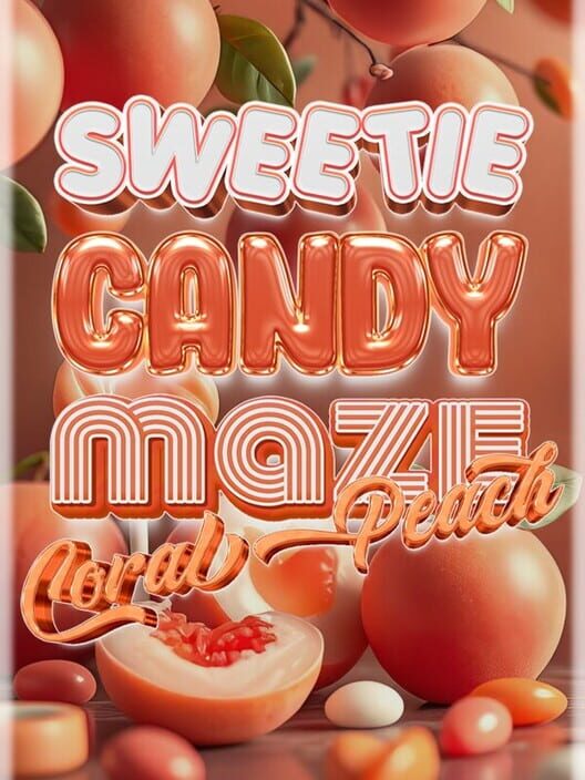 Sweetie Candy Maze: Coral Peach poster