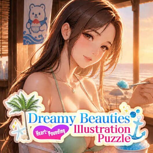 Dreamy Beauties: Heart-Pounding Illustration Puzzle cover