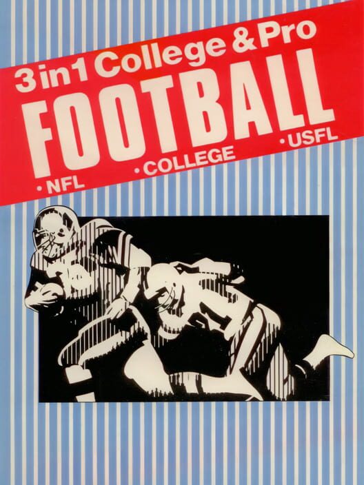3 in 1 College & Pro Football cover