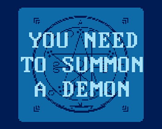 You Need to Summon a Demon Cover