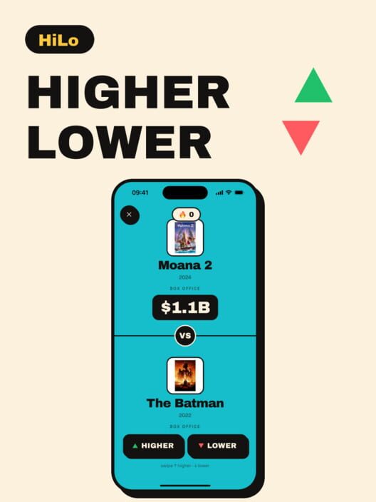 HiLo: Higher or Lower Game 封面
