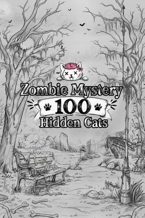 Zombie Mystery: 100 Hidden Cats 封面