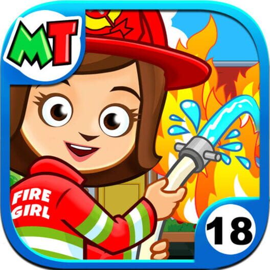 Google Play Store cover for My Town : Fire station Rescue