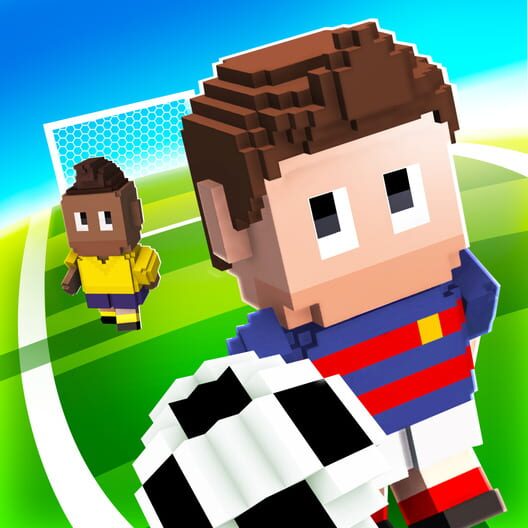 Google Play Store cover for Blocky Soccer