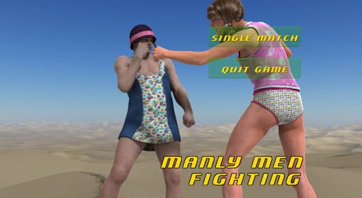 Manly Men Fighting cover