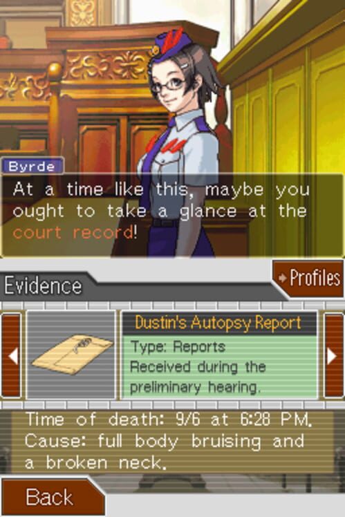 Phoenix Wright: Ace Attorney - Justice for All screenshot 1