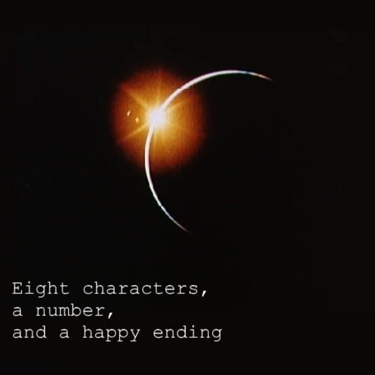 Eight Characters, a Number, and a Happy Ending cover