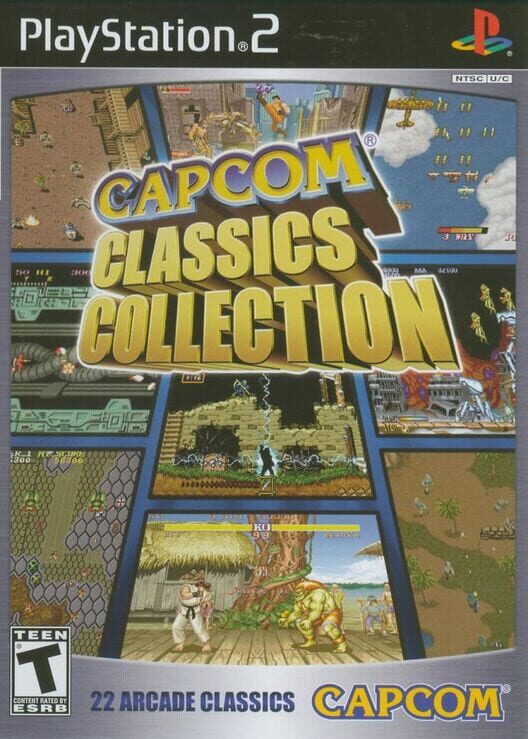 Capa do game Capcom Classics Collection
