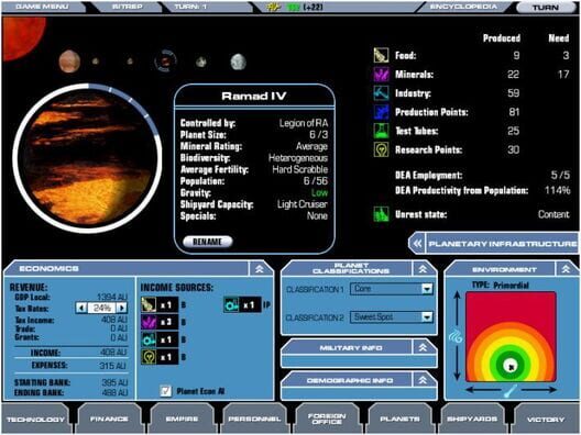 Master of Orion III screenshot 1