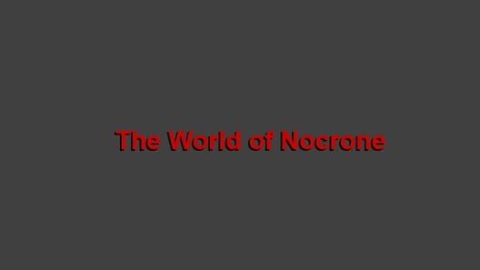 The World of Nocrone cover