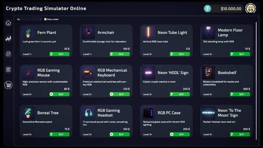 Crypto Trading Simulator screenshot 2