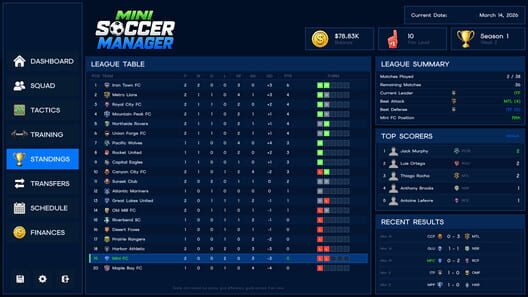 Mini Soccer Manager screenshot 6