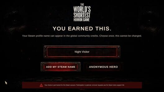 The World's Shortest Horror Game screenshot 1