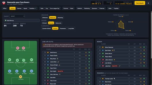 Halftime Manager screenshot 5