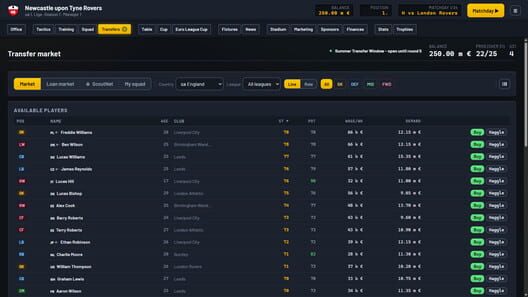 Halftime Manager screenshot 7