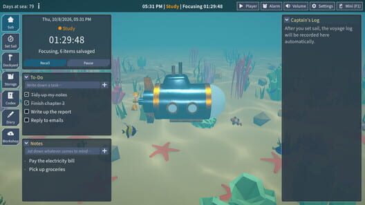 Dive Log: A Focus Voyage screenshot 1