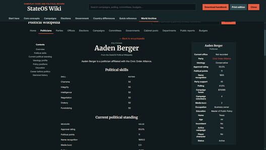 StateOS: The Political Sandbox screenshot 8