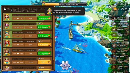 Fisher Idle screenshot 2