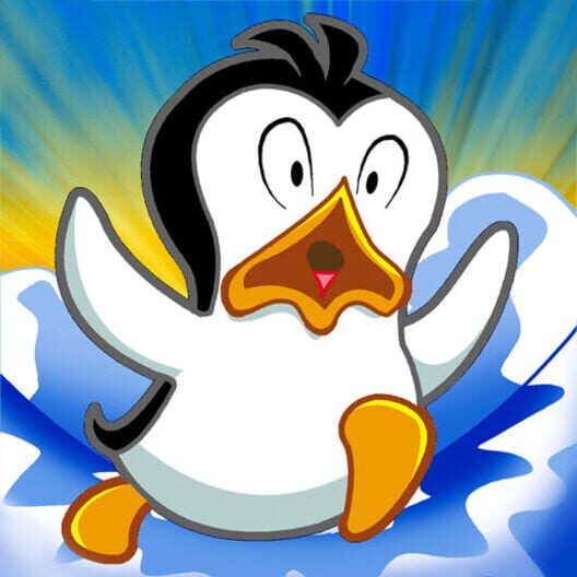 Apple App Store cover for Racing Penguin: Slide and Fly!