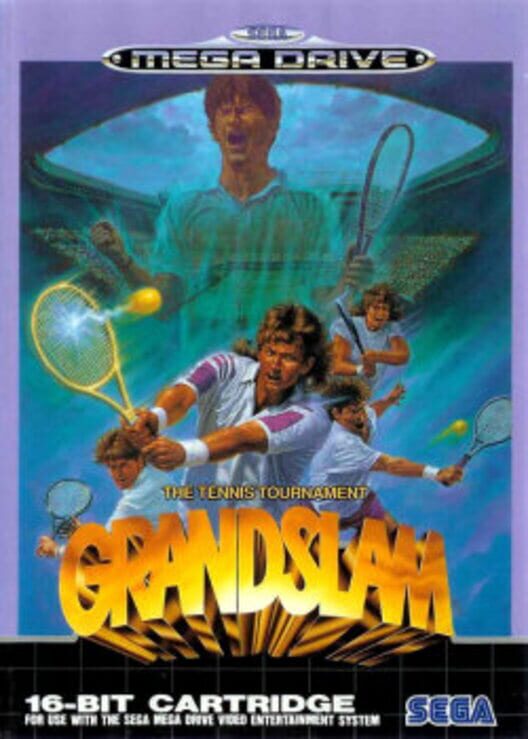 Carátula de GrandSlam: The Tennis Tournament Mega Drive PAL España