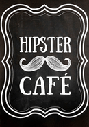 Hipster Cafe poster