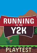 Running in the Y2K poster