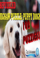 Bepuzzled Puppy Dog Jigsaw Puzzle