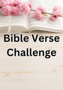 Bible Verse Challenge poster