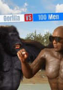 Gorilla Vs 100 Men