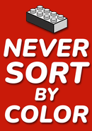 Never Sort By Color poster