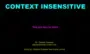 Context Insensitive cover art