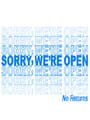 Sorry, We're Open cover