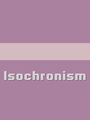 Isochronism cover