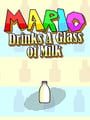 Mario Drinks A Glass of Milk