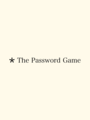 The Password Game cover