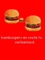 Hamburgers En Route to Switzerland Kapak Resmi