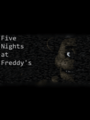 Five Nights at Freddy's cover