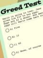 Greed School Test