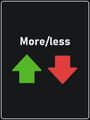 More/less cover