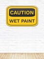 Caution Wet Paint