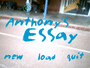 Anthony's Essay cover