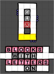 Blocks With Letters On cover