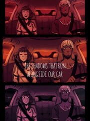 The Shadows That Run Alongside Our Car