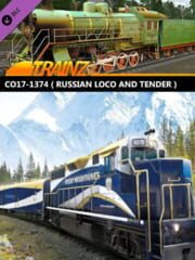 Trainz Railroad Simulator 2019: CO17-1374 Russian Loco and Tender cover