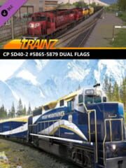Trainz Railroad Simulator 2019: CP SD40-2 #5865-5879 Dual Flags cover
