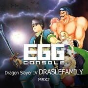 Eggconsole Dragon Slayer IV Draslefamily MSX2 cover